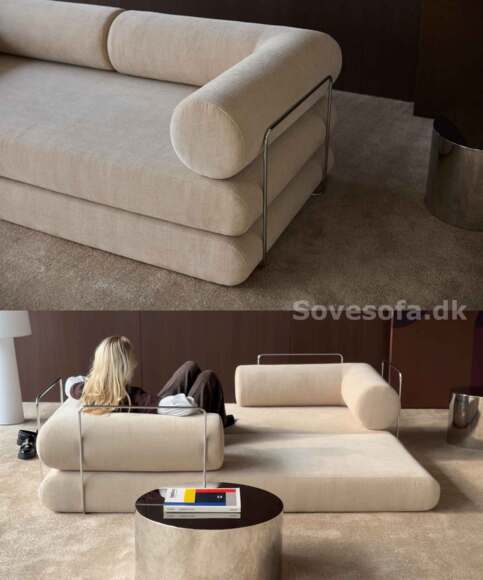 Komplet CIRCLUS sofa med L-formede puder - Standard