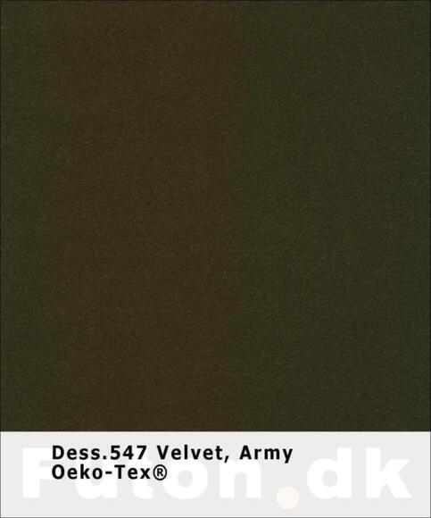 RECAST PLUS Sofa ben brun Dess.547-velvet-army