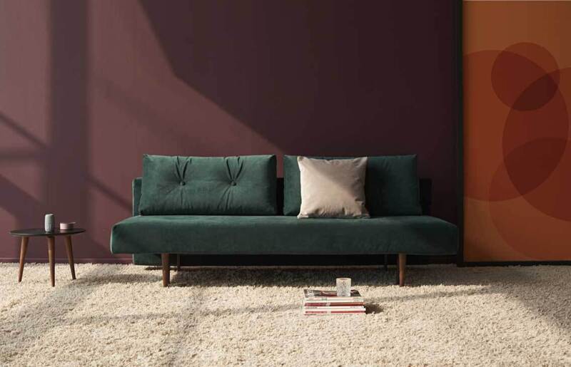 RECAST PLUS Sofa ben brun Dess.547-velvet-army