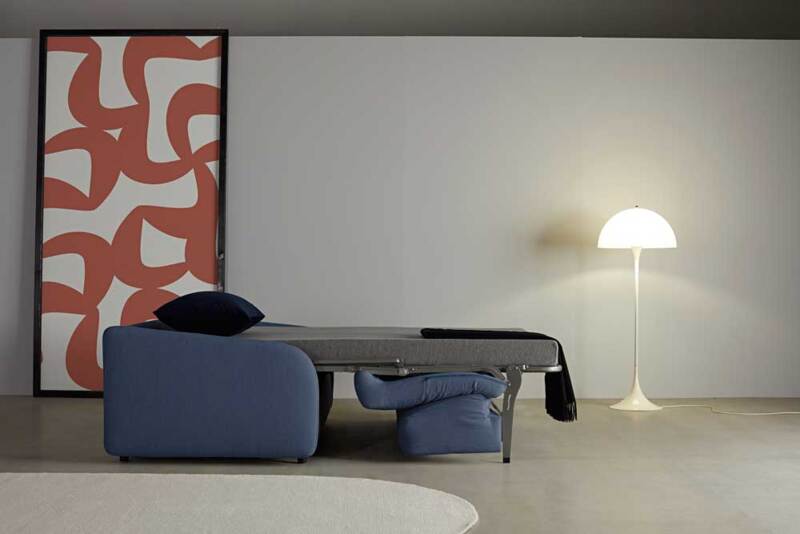 Eivor sofa 140 spring madras "UDSTILLINGSMODEL"  (519-Elegance-Blue)