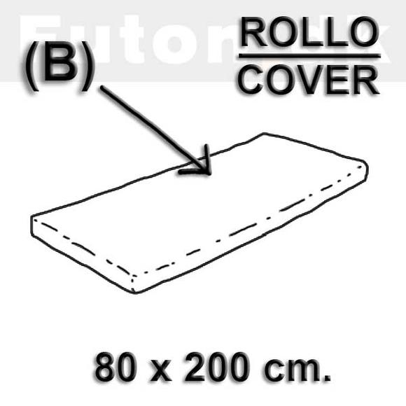 ROLLO ROUND BETRÆK 80x200cm. Aftageligt betræk til madrasser 80x200cm. Vælg selv farven.