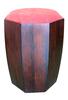 STUMP stool w. padding - "mahogany"
