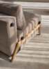 CUBED wood sofa 140