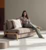 CUBED wood sofa 140