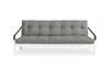 POETRY sofa bed frame white lacquer. including Futon mattress. manufactured in Denmark by Karup Design A / S