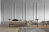Komplet BALDER sofa / Latex madras / Nordic betræk / sæde stelbetræk. Valgfri stof
