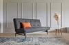 Complete Colpus sofa black legs / Latex Nordic mattress / seat frame cover. Optional fabric