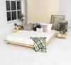 Cone bed frame 200x200 solid beech