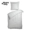 Night & Day Bedding set 140x200 Opal, White