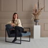 VIKKO stol med armlæn Valgfri tekstil