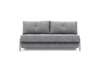 CUBED sofa with aluminum legs 140 Optional fabric