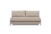CUBED sofa with aluminum legs 140 Optional fabric