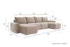Norum-Sofa-Bed-U-shape-With-Chunky-Arms
