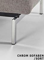 SP chair legs CHROM -without mattress