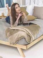 Allegro bed frame 200x220 solid beech