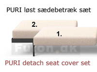 PURI detach seat cover set