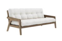 Grab sofa Carob Brown with mattress