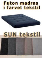 Futon 186 mattress in colored fabric. SUN textile