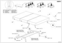 Reservedele Innovation Sovesofa. CUBED 069814