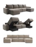 Norum Sovesofa U-form – Chaiselong i begge sider