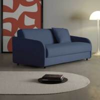 Eivor sofa 140 spring madras "UDSTILLINGSMODEL"  (519-Elegance-Blue)