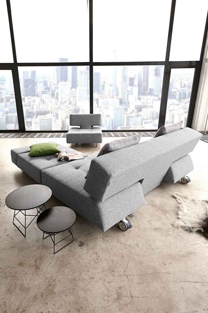 LONG HORN sofa granit TWIST 565 DKK